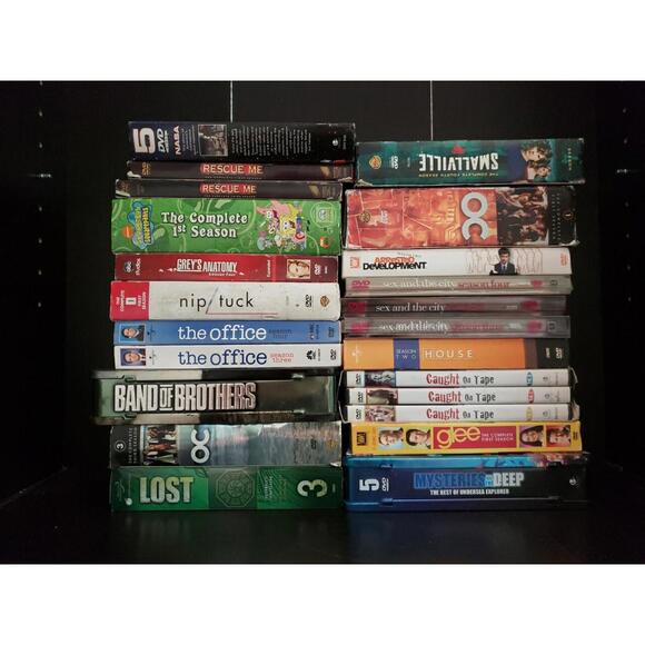 Lot Of 20 Estate Sale DVDs Variety Seasons Lot Personal Collection ~ Trl4#281